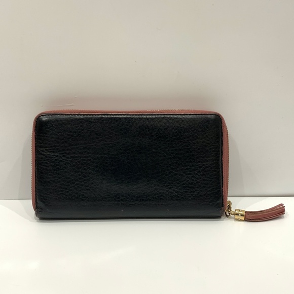 Gucci Black Soho Double G Zip Around Wallet Sku#85559 (Gently used,zip not work) - Picture 2 of 13